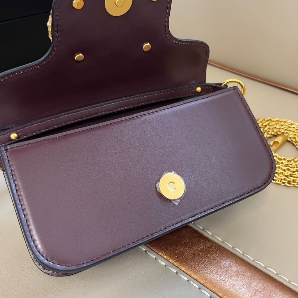 Bell Ave Mini Jewel Shoulder Bag – Bordeaux Edition