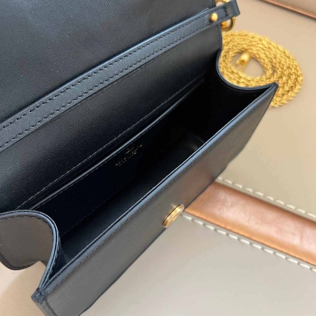 Bell Ave Mini Jewel Shoulder Bag – Black