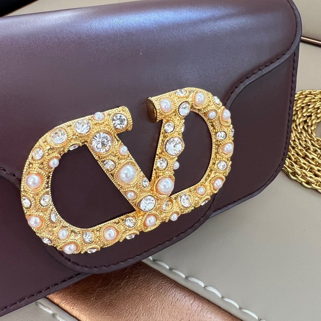 Bell Ave Mini Jewel Shoulder Bag – Bordeaux Edition