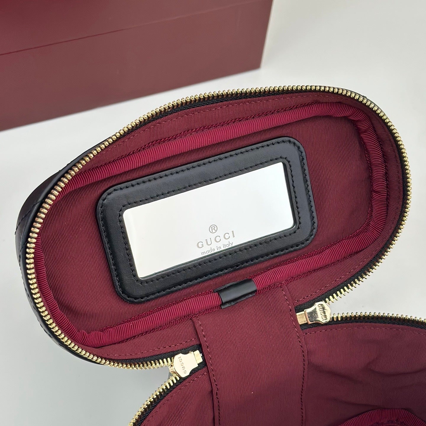 Bell Ave Quilted Vanity Bag – Black Edition