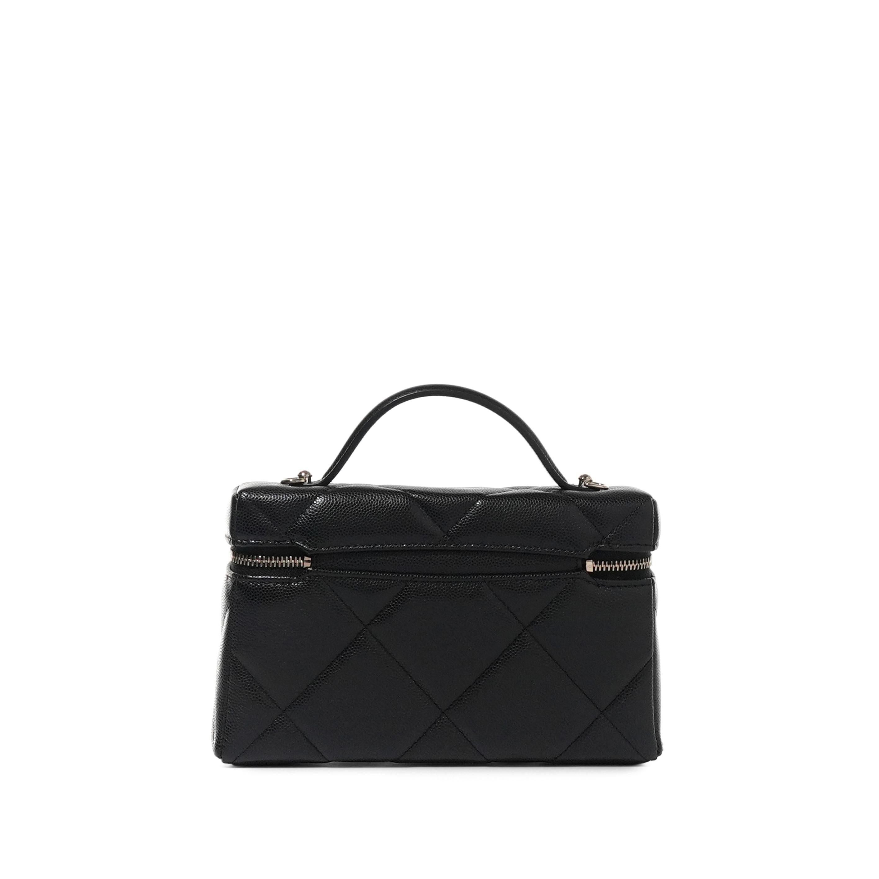 Bell Ave Quilted Vanity Crossbody – Black