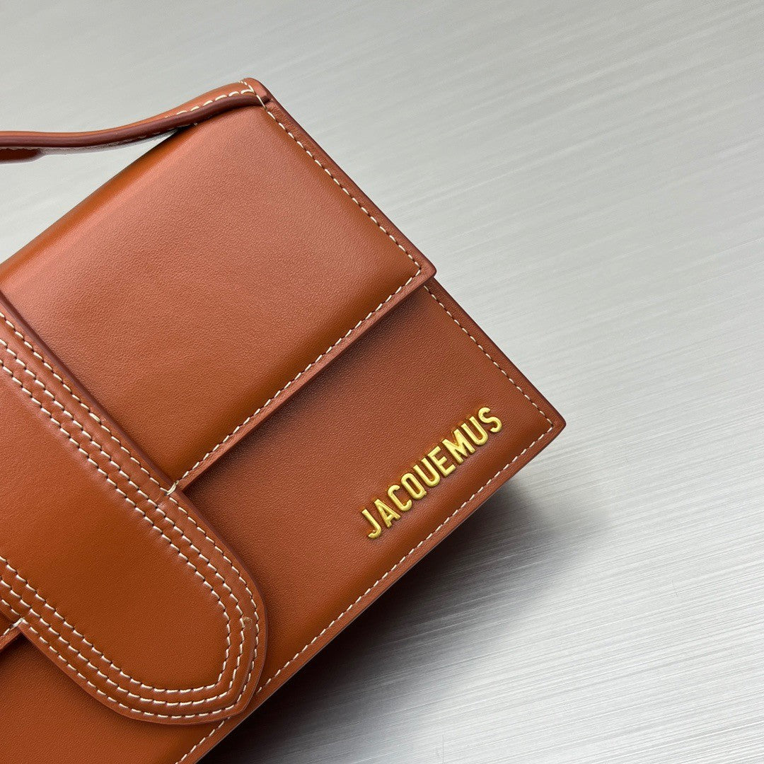 Structured Mini Top Handle Crossbody – Caramel